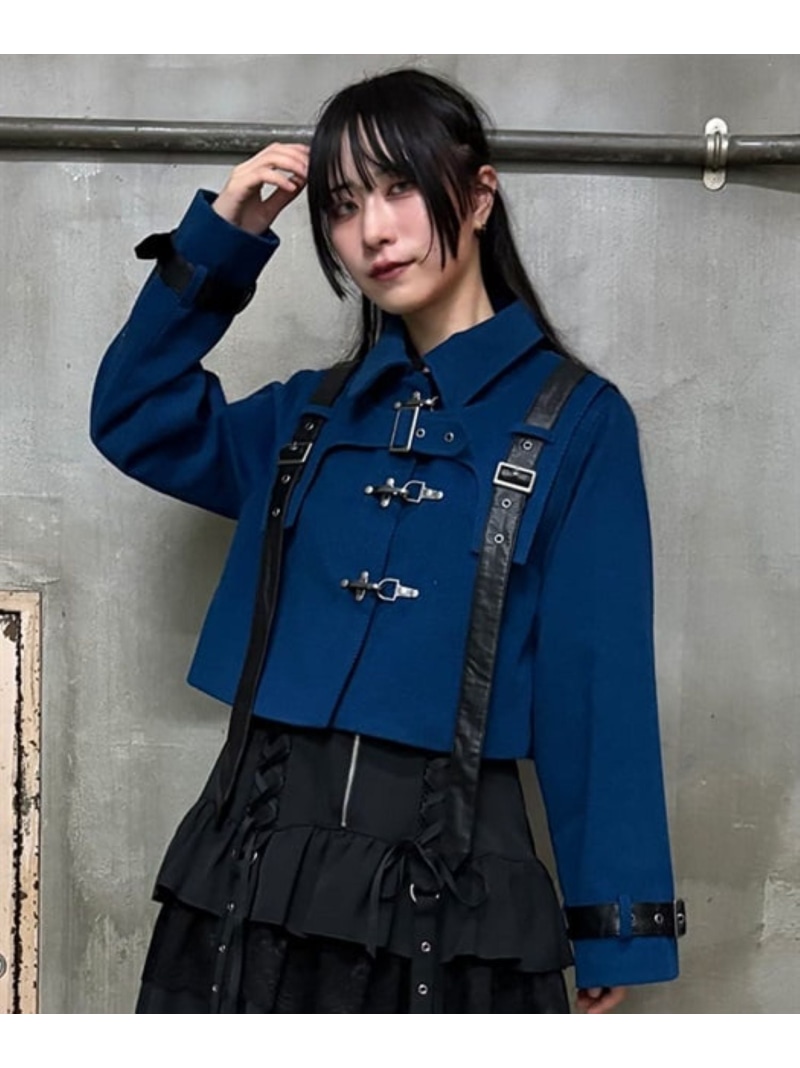 楽天市場】axes femme kawaii / ブラックリボンショートコート