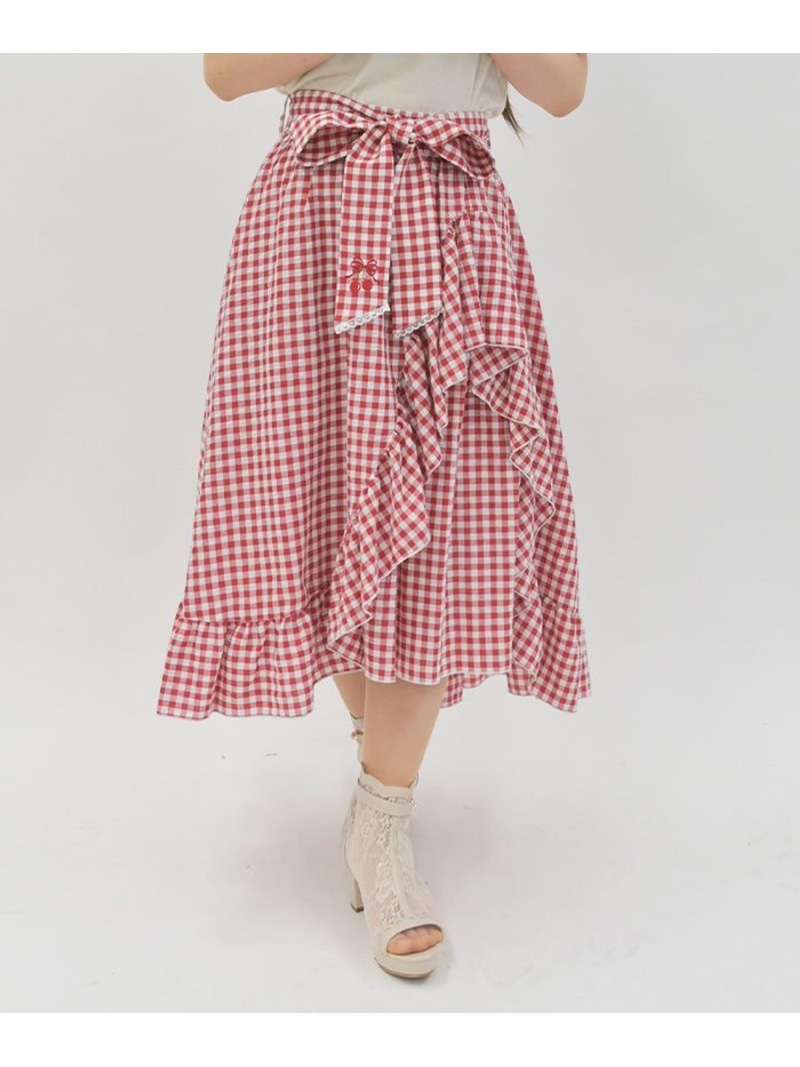 axes femme kawaii ハートドット柄ティアードスカート ハートドット柄ティアードスカート | outlet | axes femme
