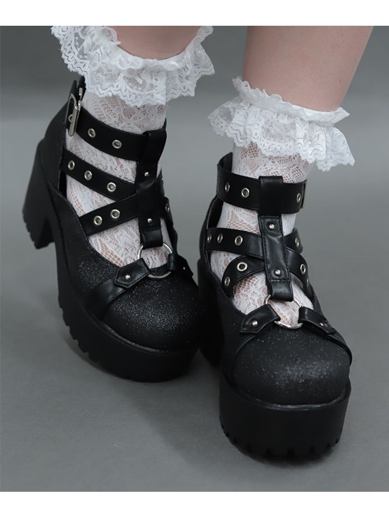 ベルトデザインヒールパンプス axes femme POETIQUE アクシーズファム シューズ・靴 パンプス【送料無料】[ Fashion]｜axes femme 7,920円