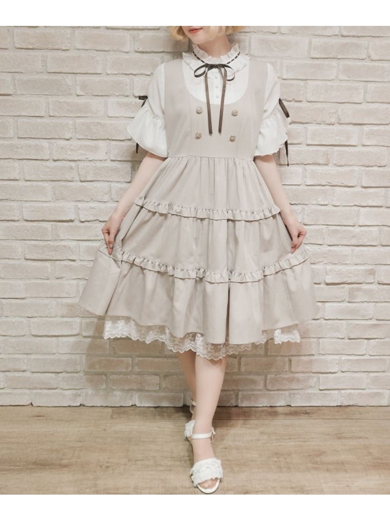 姫袖風縛衣装 axes femme POETIQUE アクシーズファム 衣装・御召しもの 衣装 ベージュ 緑であること【貨物輸送無料】[ Fashion]