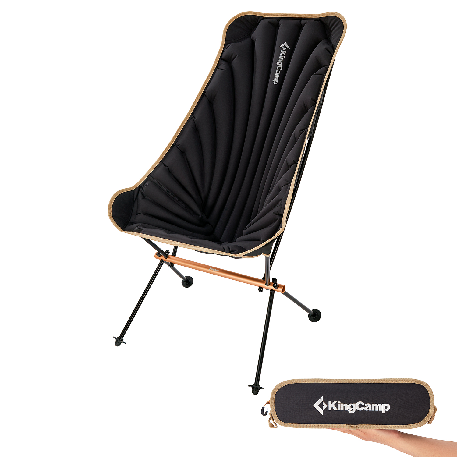 【楽天市場】【一年保証】KingCamp キャンプ椅子 折りたたみ 空気入れ式チェア 耐荷重 100kg アウトドアチェア 超軽量 コンパクト