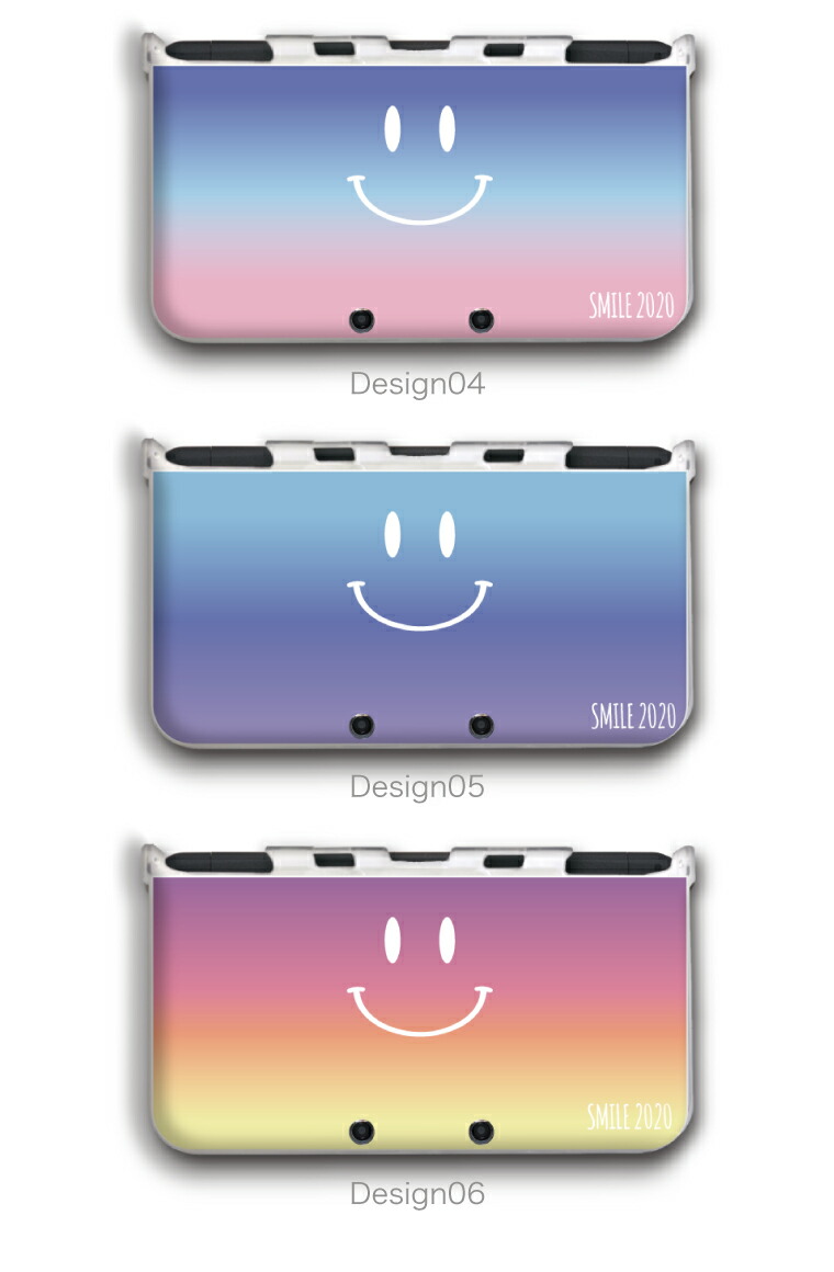 楽天市場 名入れできる New3ds Ll カバー ケース New 3dsll New 2ds Ll 3ds Ll カバー Nintendo かわいい おしゃれ 大人 子供 キッズ おもちゃ ゲーム プレゼント Smile スマイル カラフル デザイン ニコちゃん 文字入れ グラデーション Axia Mall