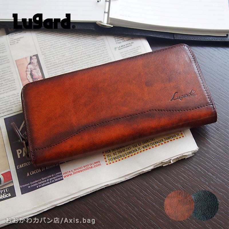 Lugard ブラウンレザー 長財布 楽天市場】青木鞄 ラガード Lugard ラウンドファスナー長財布