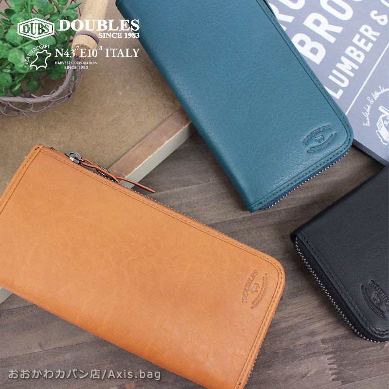 楽天市場 ハーベスト Harvest ハーヴェスト ダブルス Doubles ラウンドファスナー長財布 小物 Dmo 7486 月間優良ショップ おおかわカバン店