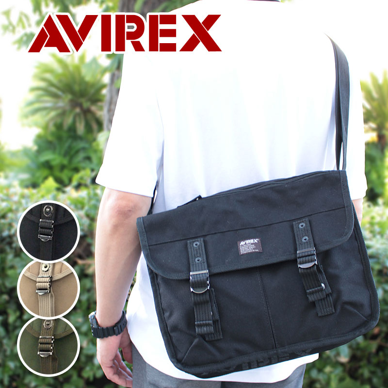 新品送料無料AVIREX(アヴィレックス) AVX3523 ショルダーバッグクロ 楽天市場】アビレックス AVIREX ショルダーバッグ ショルダー