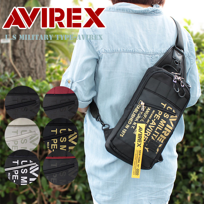 楽天市場】アビレックス アヴィレックス AVIREX ボディバッグ