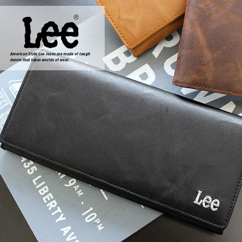 楽天市場 リー Lee 長財布 財布 メール便配送商品 本革 メンズ レディース ブランド シンプル おしゃれ 月間優良ショップ スーパーセール おおかわカバン店