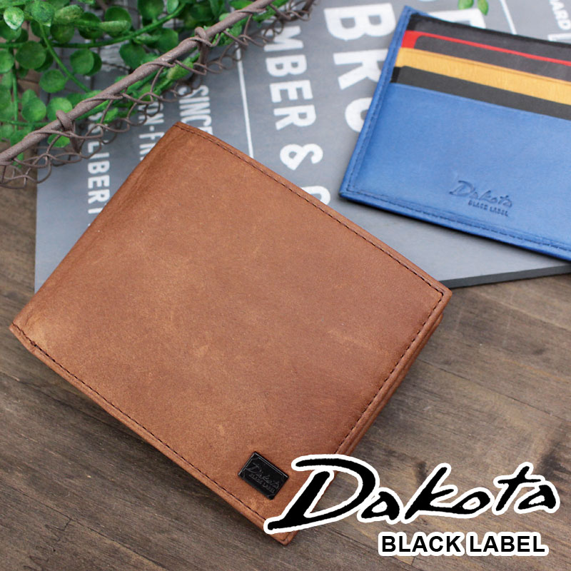 ダコタ ブラックレーベル Dakota BLACK LABEL 二つ折り財布 財布 ワキシー メンズ レディース 本革 おしゃれ 人気 0625910