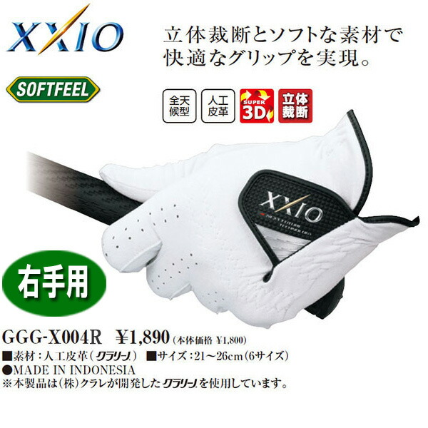 楽天市場】【訳あり/特別価格】☆ダンロップ ゼクシオ GGG-X001R [右手用]パワーサポーター付き合成皮革グローブ【ゆうパケット可】【05769】  : アクシスＲ＆Ｄ 楽天市場店