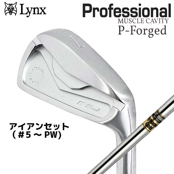 【取寄せ】【Professional P】【Lynx】リンクス プロトタイプ フォージド アイアン（＃5-9.PW/6本組）DynamicGold（S200）【40193】