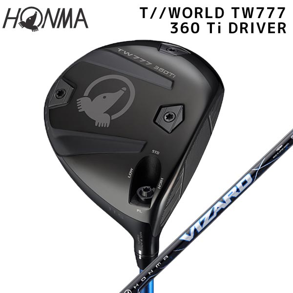 ●【取寄せ】【TW777 360 Ti W1】本間ゴルフ【日本仕様】ドライバー VIZARD_BLUEカーボン【40516】