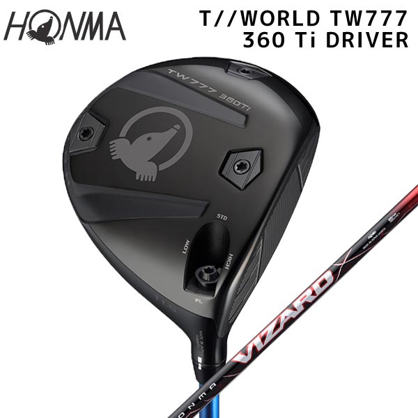 ●【取寄せ】【TW777 360 Ti W1】本間ゴルフ【日本致しかた】１番ウッド VIZARD_RED炭素【40517】 クラブ-メンズクラブ-ゴルフ