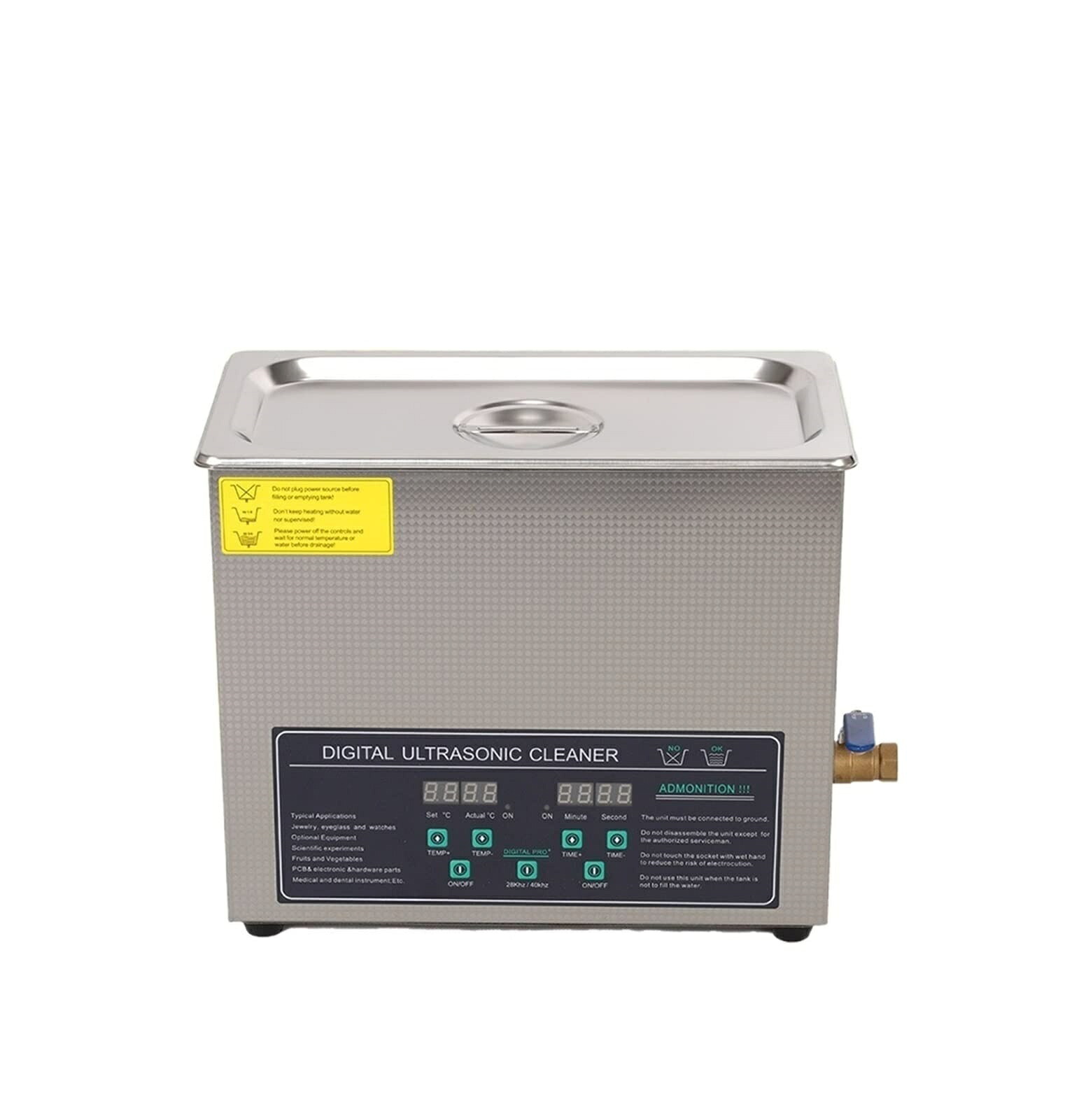 金属元素超音波洗いもの機 デュアル周波数 40 28KHZ 180W JPS-30AD デジタル 暖房器 タイマー 超音波洗浄剤 6L 用委しい部分品日用小物スッキリ洗い貴金属指環洗いもの