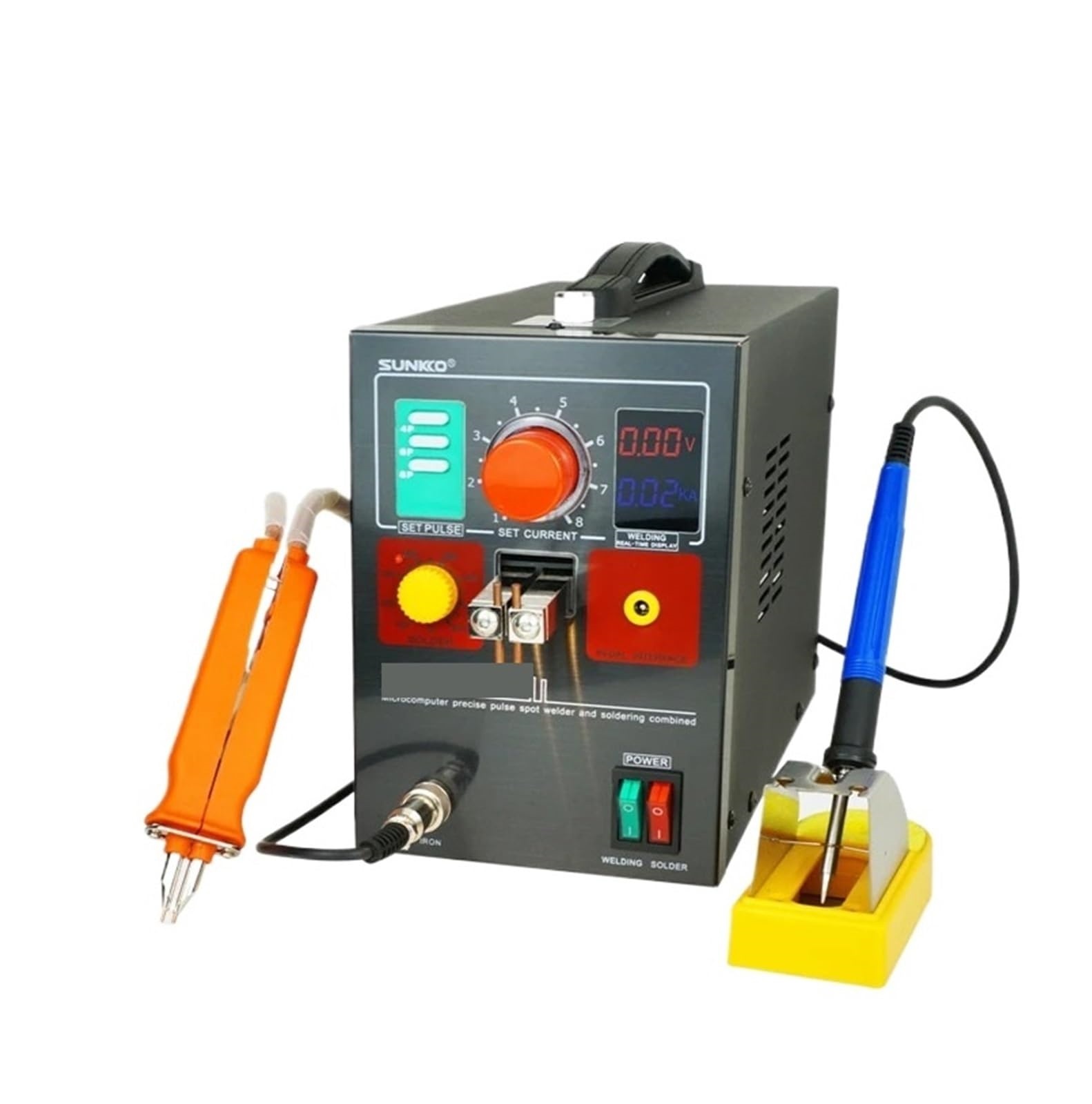 溶接機、709 つけ加える 4.3KW 斑点模様溶接機 18650 バッテリーニッケルストリップ溶接委しい心臓の鼓動斑点模様溶接機はんだ書き込み 止ん事無い兼ね合い性を守りつづける