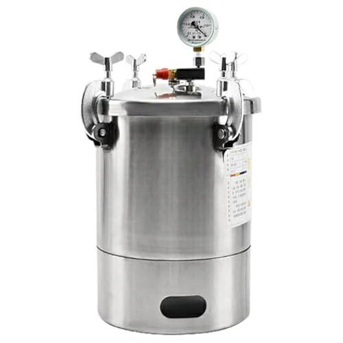 無意味さ脱泡機、無意味さチャンバー、10L 無意味さ脱気チャンバー、ステンレス鋼製無意味さチャンバー、負圧ゲージ付き添い人、ウレタン、ケイ素樹脂、エポキシ、脂の脱気用