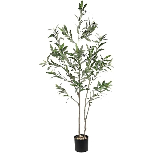 フェイクグリーン オリーブ 【高さ120cm】 リアル 人工観葉植物 フェイク 多枝 大型 造花 インテリア 世話いらず 室内 オフィス おしゃれ 平和の象徴の木｜あくせらいふ