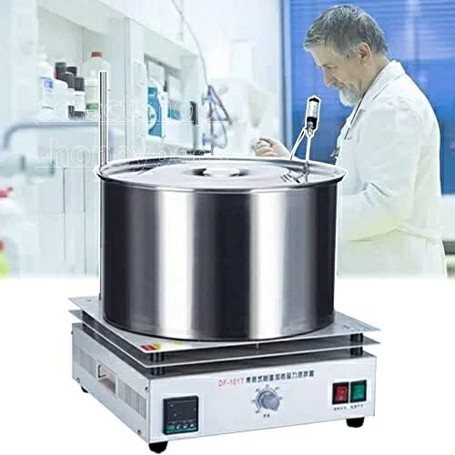 ホットマグネチックスターラー、科学研究所用恒温お水2階建てバス、試験室用磁気まぜくり返す熱するポット、お水2階建てバス＆油絵の具、熱度検出器＆受け支える照明ランプ付き添い人磁気まぜくり返す熱っぽい一皿、陶器上塗りされた試験室用器