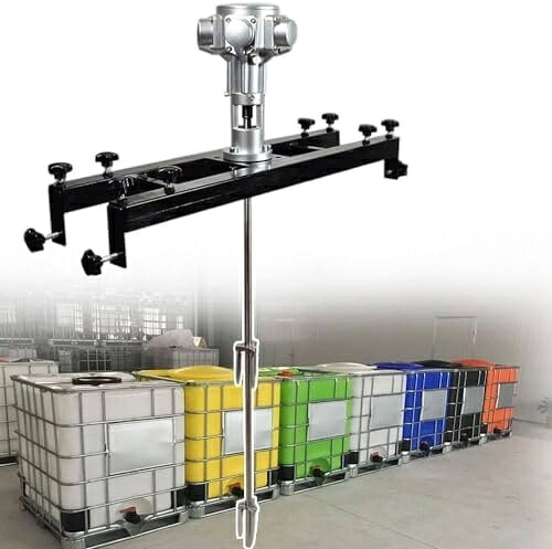 えの具攪拌機、1米トン/1000L空気圧タンクミキサーマシン、1/2HP IBCえの具ミキサー、受け支えるハンガーと折りたたみ推進器付き添い人、えの具揺りうごかす機0-2500RPM、インキ溶ける揺りうごかす機用