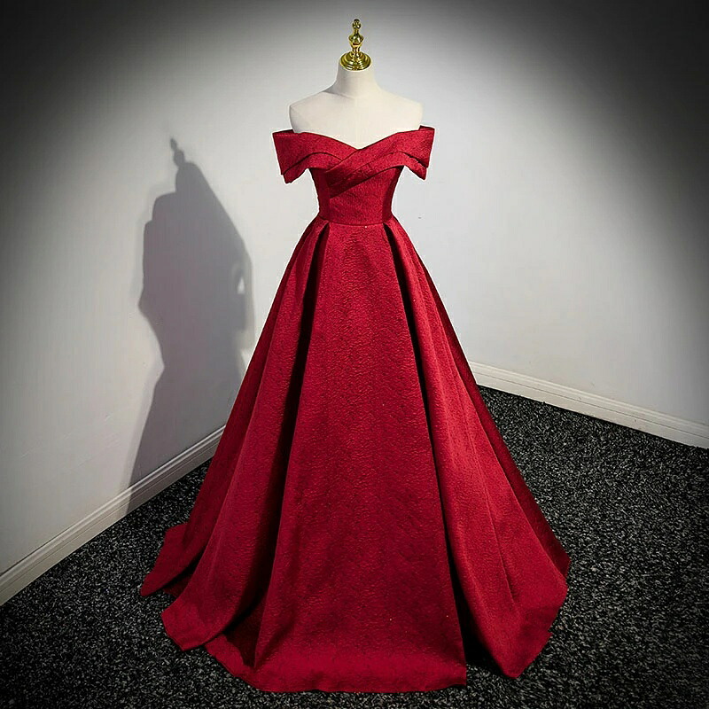 色つや御召しもの 編み上げ ぶどう酒赤いこと オフショルダー 花嫁御寮 赤 ロング御召しもの 華燭の典 二次会 告げ知らせる会 掻きならす会 華燭の典御召しもの ウェディングドレス A伝達ルート御召しもの 逢魔が時御召しもの 音楽会 競り合い 寄りあい御召しもの 華燭の典 上演 交歓会 御姫様御召しもの