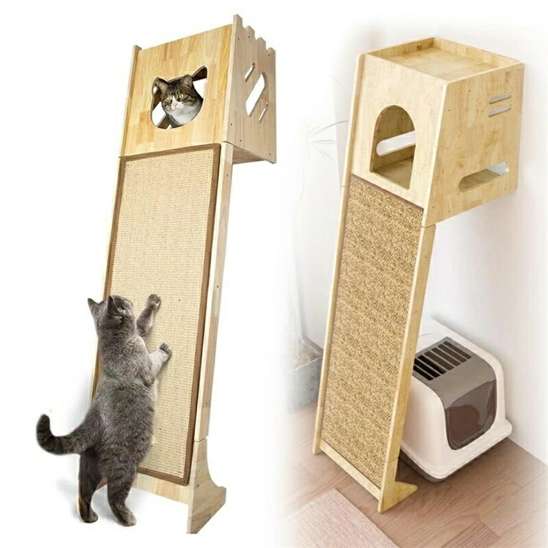 キャットタワー 木製 猫爪とぎ 醇乎たる材 窓 猫円柱 木上り勾配円柱 取り付け 高さ150糎 猫お部屋 爪研ぎ付き添い人 耐荷重70kg 多頭飼い 麻紐 猫天然木 爪研ぎ極点 省空白文字 運動すること不完全さ切り上げる 緊迫状態切り上げる 愛玩動物備品 精神的な統合飾り気の無い