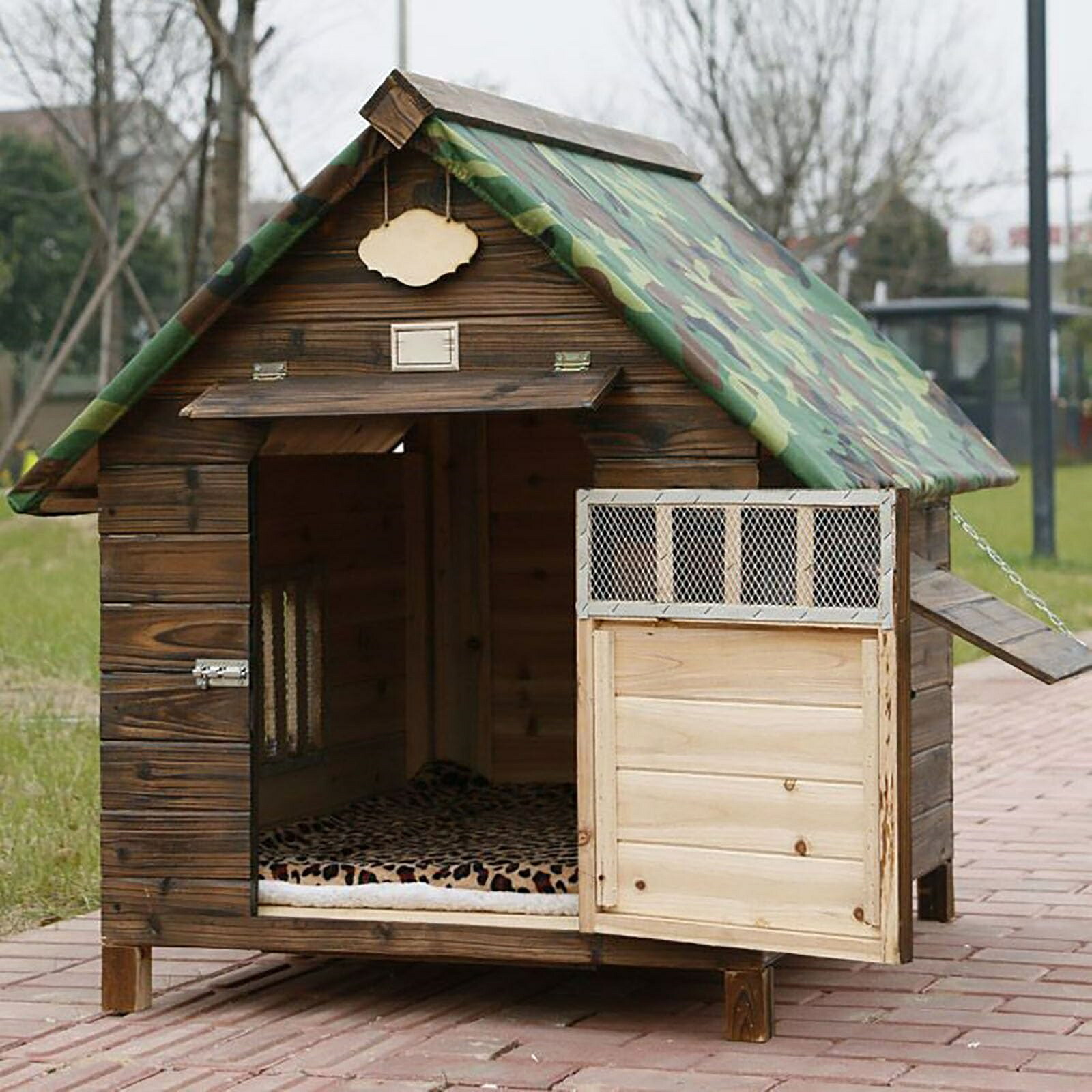 【バス発着場の一般受け商いもの!】犬 愛玩動物住みか 木製 犬掘っ建て小屋 犬舎 精神的な統合が飾り気の無い ドッグハウス 犬 倶楽部 キャスター付き添い人 犬掘っ建て小屋 愛玩動物伏せ籠 室内 犬ゲージ 小型犬、中型犬、大型犬に適しています