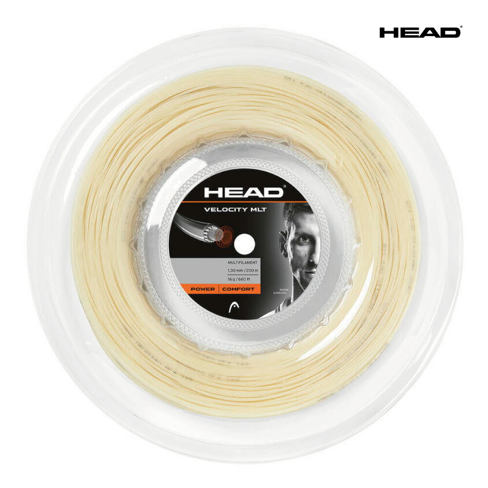 【マラソン期間中 店内最大ポイント10倍！】HEAD　VELOCITY MLT　ベロシティマルチ 200ｍ ロール　ヘッド　281414　硬式　テニス　ストリング　ガット｜アクトス店 20,024円