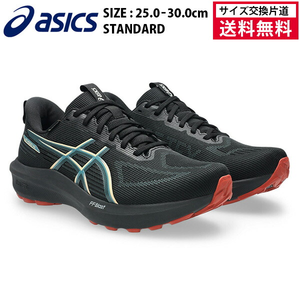【サイズ交換片道送料無料】アシックス ランニングシューズ GT-1000 14 GTX メンズ 26SS ブラック 1011C078-003 asics 黒 男性