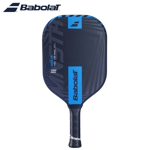 【マラソン期間中 店内最大ポイント10倍!】Babolat ピックルボールパドル PADDLE MNSTR モンスター ブラック/ブルー 160025 バボラ ラケット|アクトス店