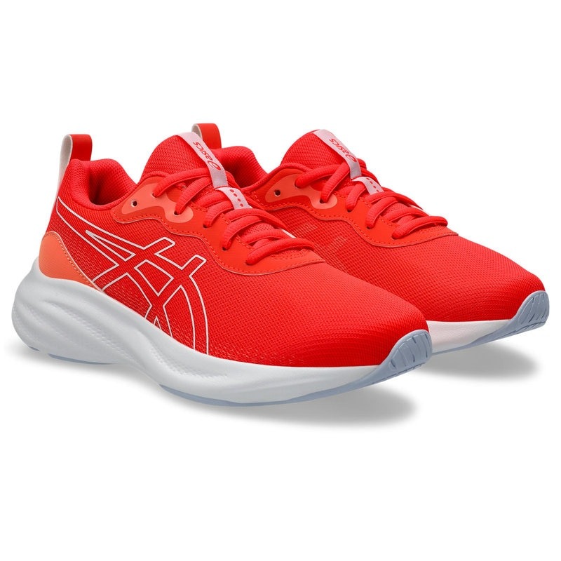 【お買い物マラソン期間★ショップ最大P10倍】asics ＬＡＺＥＲＢＥＡＭ ネオンレッド/ホワイト 23.5 1154A212 600 ｱｼｯｸｽ商事 LAZERBEAM シューズ（キッズ）