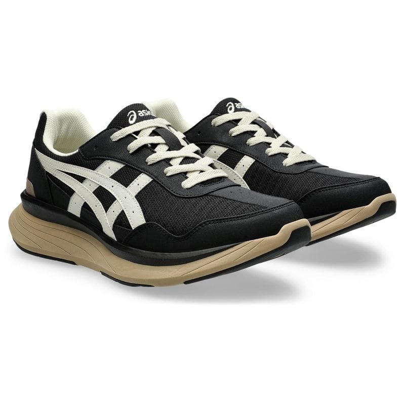 【マラソン期間中 店内最大ポイント10倍!】asics KNEESUP M011 ブラックxベージュ 25.0 1241A011 001 アシックス商事 WELLNESS WALKER シューズ(メンズ)|アクトス店