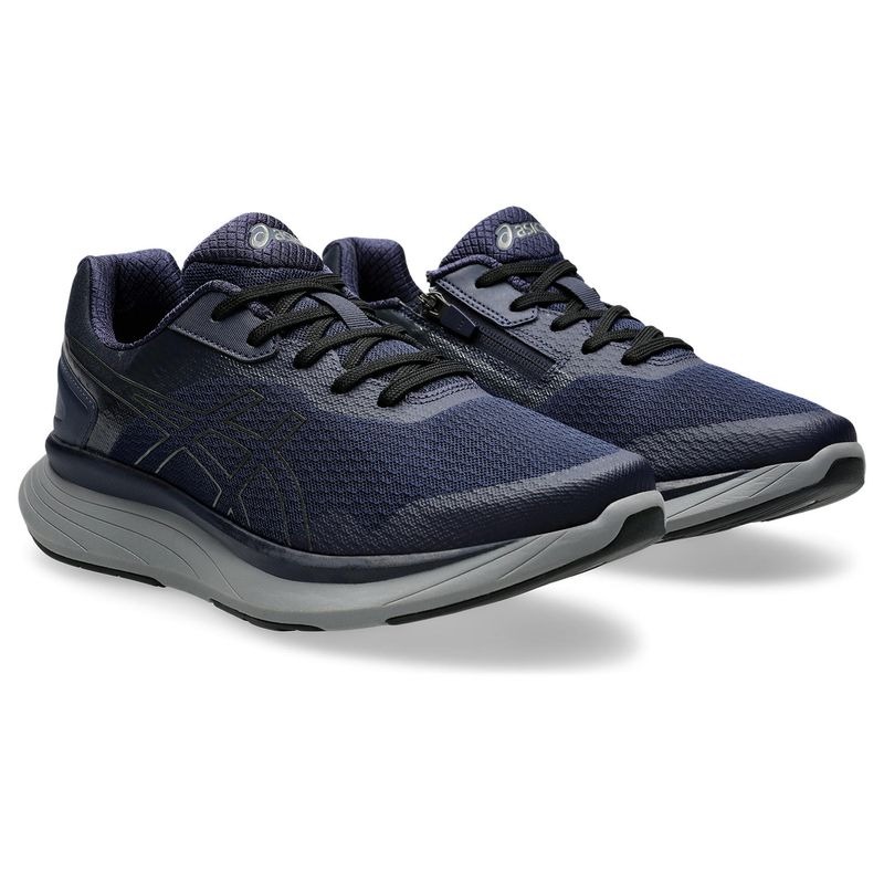 【マラソン期間中 店内最大ポイント10倍！】asics ＫＮＥＥＳＵＰ Ｍ０１２ ネイビーブルーｘメタリックグレー 24.5 1241A012 400 ｱｼｯｸｽ商事 WELLNESS WALKER シューズ（メンズ）｜アクトス店