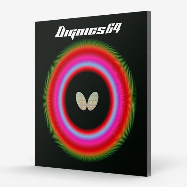 【4/18・19限定！最大1500円OFFクーポン】Butterfly ディグニクス64／DIGNICS 64 レッド 2.1mm 06060 006 バタフライ 卓球 ラバー