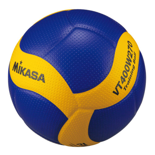 【4/11・12限定！最大1500円OFFクーポン】MIKASA バレー４号 トレーニング２７０ｇ 黄／青 VT400W270 ミカサ バレーボール ボール