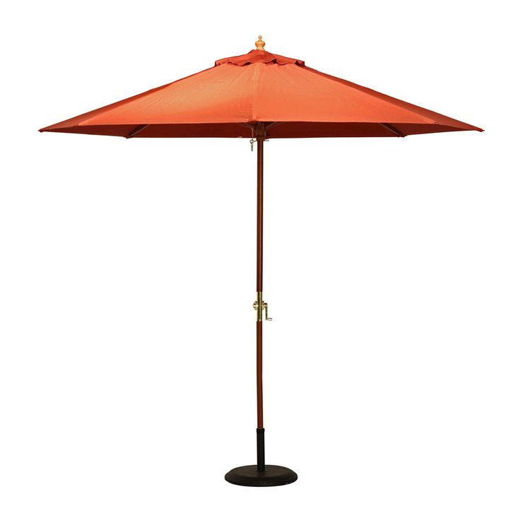 不二貿易 木製パラソル 270cm エンジ 270RS 270RS 60156 KNS