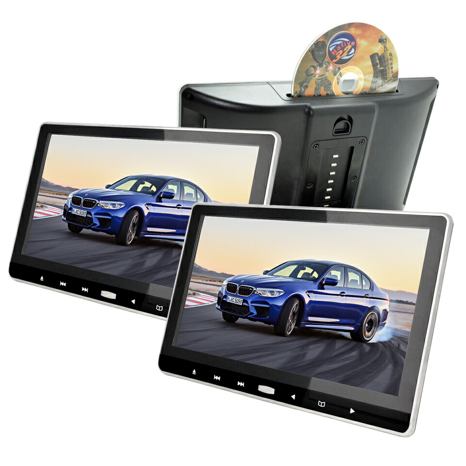 新品 アルパイン 9インチ ヘッドレスト リアモニター 2台セットSSA9ST 9型WSVGAヘッドレスト取付け型リアビジョン2台パックSSA9ST