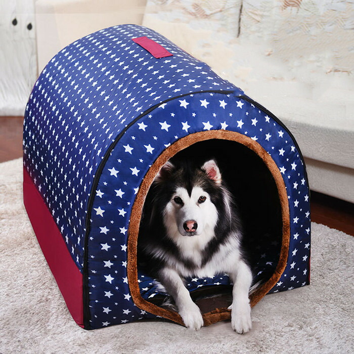 楽天市場 犬の小屋 猫ベッド 犬ベッド ペットハウス ペットソファ ドーム型 ホカホカ ぐっすり眠れる 冬寒さ対策 クッション 寝袋 通気 取り外し可 ふわふわ あたたかい Xlサイズ 2way 星柄 ストライブ柄 防災対策 成犬 老犬 滑り止め 介護 犬用ベッド Selling Town