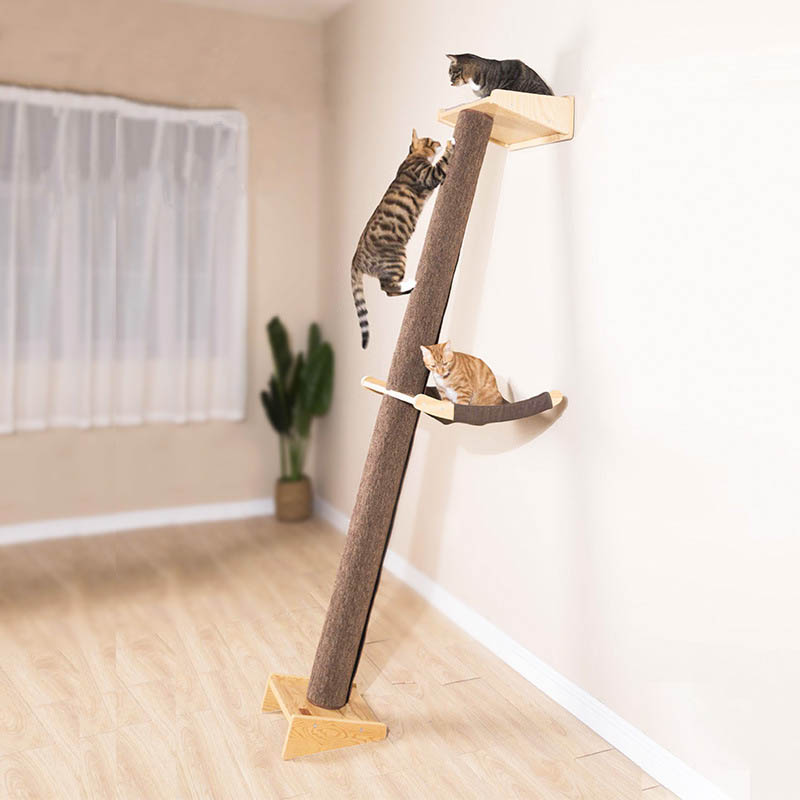送料無料 キャットタワー キャットステップ キャットウォーク キャットロード キャットハンモック おもちゃ ボール付き 爪とぎ 爪とぎポール ボード 猫 ねこ 麻縄 ペット用 おもちゃ おしゃれ 遊園地 ストレス発散 運動不足対策 猫用品 四季適用 海外通販|AYABalloon