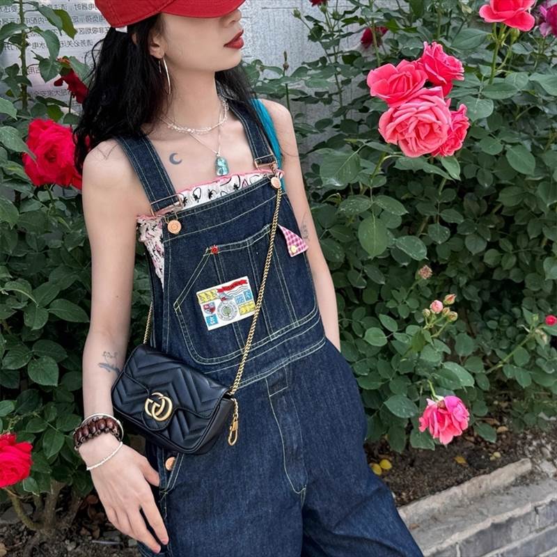 サロペット デニムサロペットパンツ デニムオールインワンパンツ パンツ オールインワン Gパン デニムパンツ ワイドパンツ ロング スマート スリム デニム かわいい 大人可愛い きれいめ カジュアル 上品 おしゃれ 送料無料 個性的 サロペット かっこいい 韓国 オルチャン