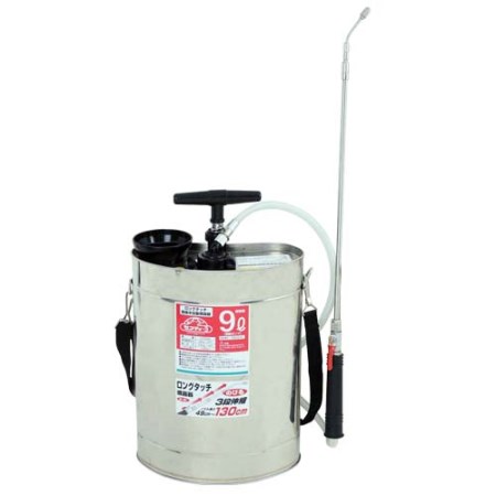 ロングタッチ肩掛半自動噴霧器9Lジュシポンプ