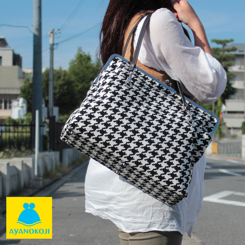 楽天市場】【受注生産品】【バッグ】がま口キャリートートバッグ（大