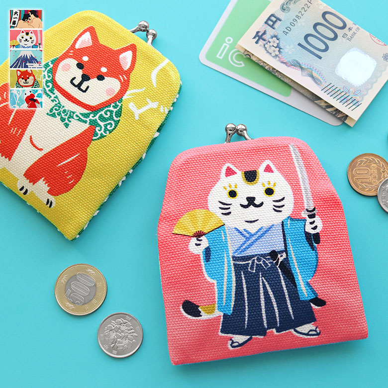 楽天市場】【在庫商品】がまポチ袋【獅子舞】 ぽち袋 京都