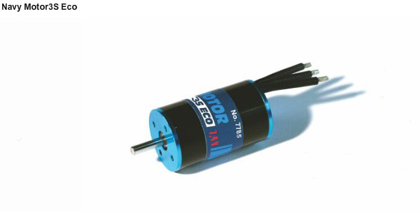 Graupner Navy Motor 3S Eco （4.2-21V ）7785