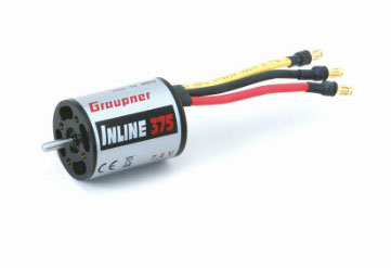 GGraupner ブラシレスモーター(INLINE 375 7,4 V） 6602