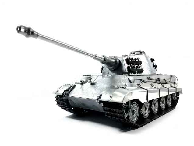 ラジコン戦車完成品マトMato/Clark 1/16 KingTiger  2.4Ghz(フルメタル・赤外線バトルシステム・サウンド仕様・アルミケース）　1228-M-IRAC