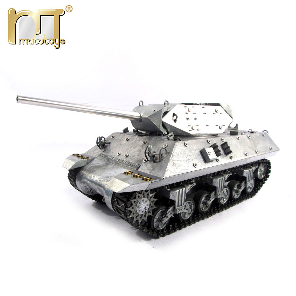 ラジコン戦車完成品マトMato/Clark 1/16 M10対戦車自走砲  2.4Ghz(フルメタル・赤外線バトルシステム・サウンド仕様・アルミケース） 1210-M-IRAC