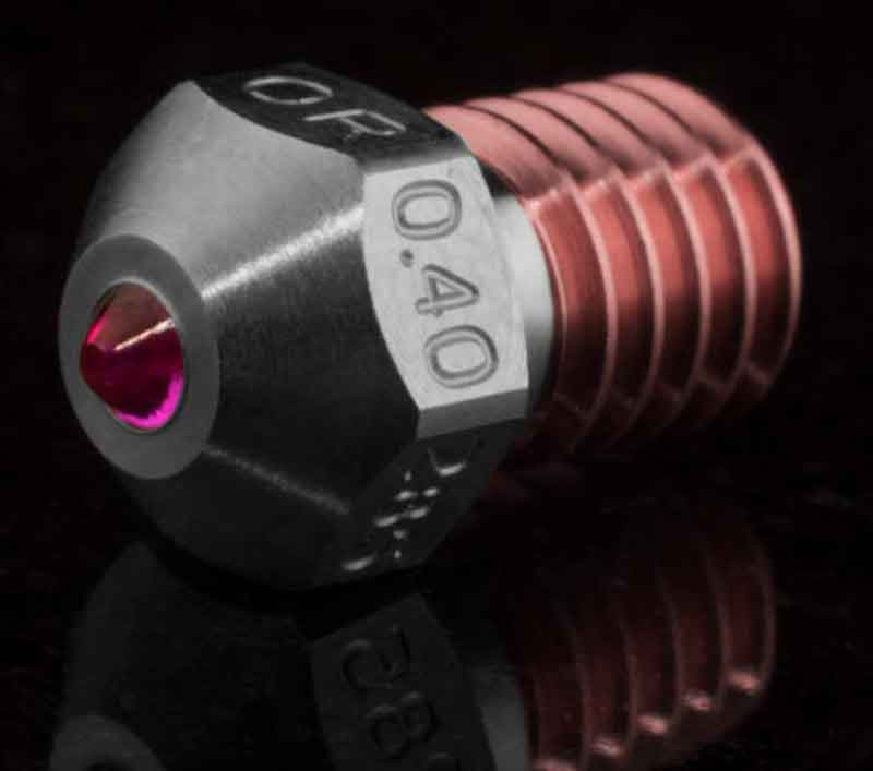 3DVerkstan Olsson Ruby Nozzle | 3Dヴァーグスタン社 オルソン ルビー High Temp(HT)Mk8 0.4/0.6/0.8ノズル