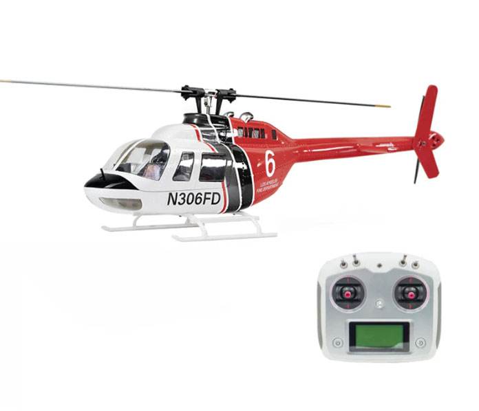FLY WING（フライウイング） Bell206 6CH スケールヘリRTF　GPS高度保持ワンキーリターンAPP調整RCヘリコプターRTF・H1V2飛行制御システム