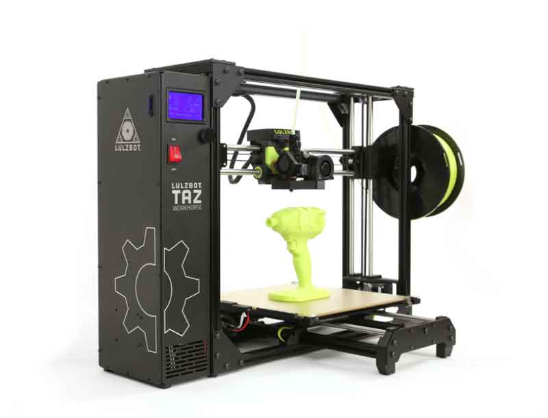 LulzBot/ラルズボット TAZ-Workhorse 3D印刷人御勤め用特性・280x280x285粍刷り上げる大きさ・最大限度熱っぽい挙げ句の果て気温：290°C【定め事売りわたす代わりになる店】
