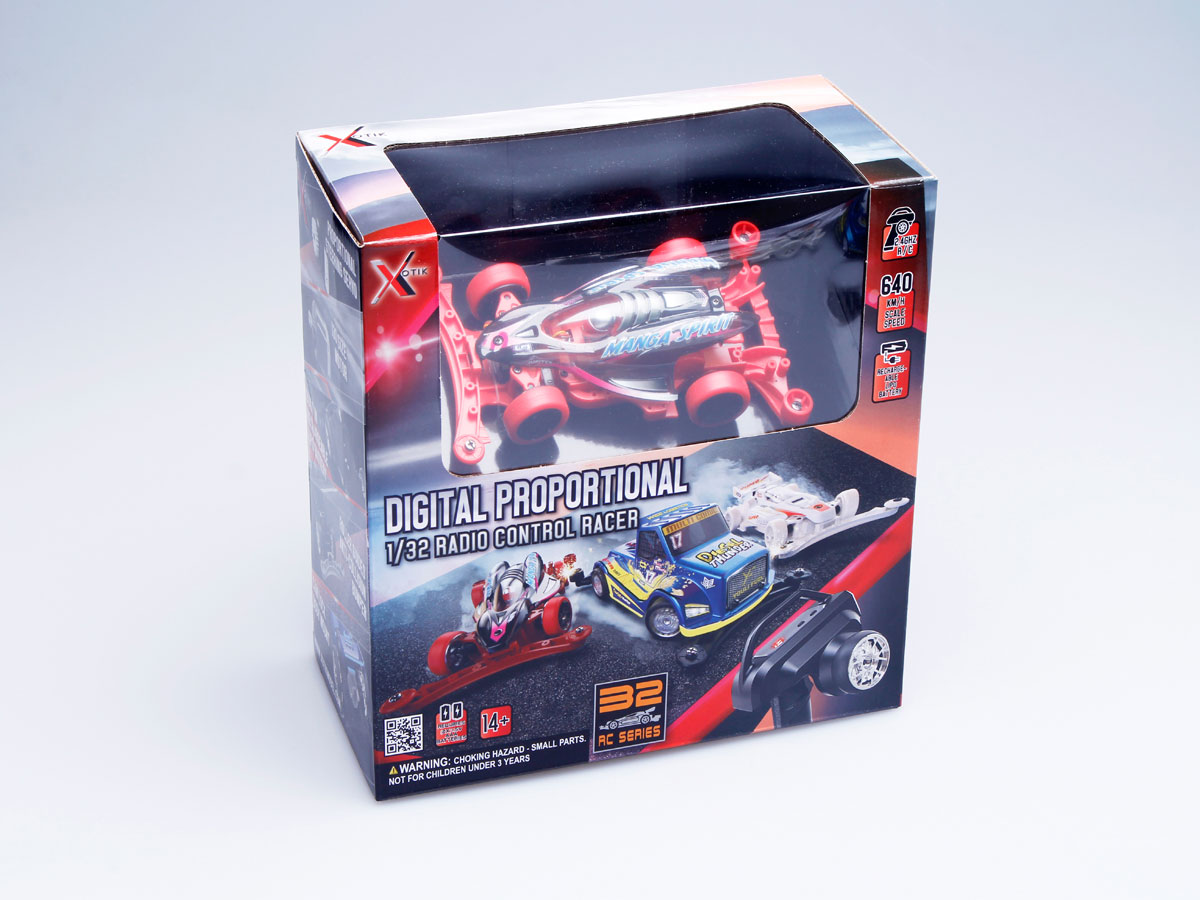 RCミニ四　Xotik/エキゾティック 1/32 XC324マンガスピリットRTR（ブラックスペシャル）　XTK-XC324-005MS