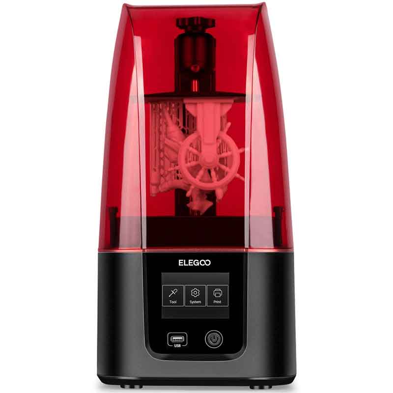 ELEGOO Mars 3 3D印刷工 UV光形成式 MSLA LCD 3D印刷工 6.66はたご屋 チウルトラ 4KモノクロLCD映写幕 超高刷り上げる適確さ 刷り上げる大きさ143×89×175粍  3D印刷工 【置き目売りわたす代わりになる店】